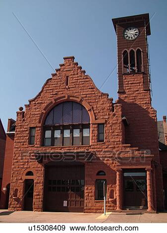 Stock Photo -  Hancock, MI, Michigan, City Hall. Fotosearch