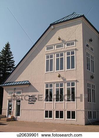 Stock Image -  Hancock, MI, Michigan, The Finnish-American Heritage Center at SUOMI College. Fotosearch