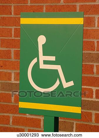 handicap parking sign View Large Photo Image Stock Image - handicap parking sign. Fotosearch