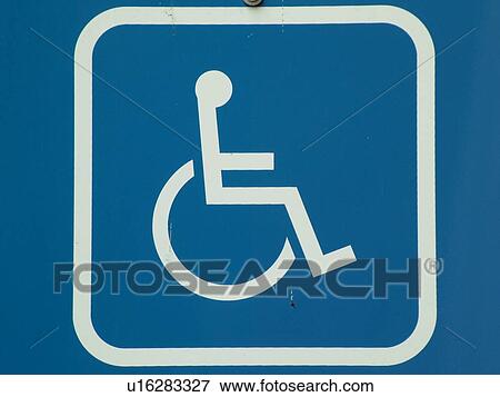 handicapped sign, parking sign View Large Photo Image Stock Photo - handicapped sign, parking sign. Fotosearch