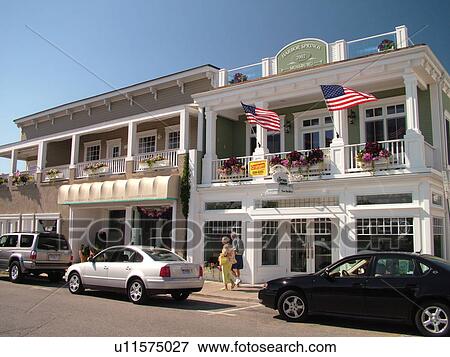 Stock Photo -  Harbor Springs, MI, Michigan, Downtown. Fotosearch