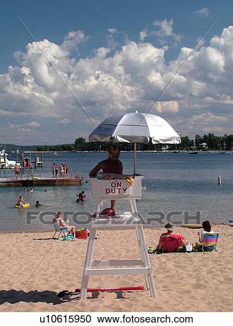 Harbor Springs, MI, Michigan, Lake Michigan, City Park Beach View Large Photo Image Stock Image - Harbor Springs, MI, Michigan, Lake Michigan, City Park Beach. Fotosearch