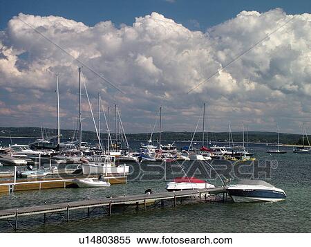 Harbor Springs, MI, Michigan, Lake Michigan, City Park, lakefront, marina View Large Photo Image Stock Photography - Harbor Springs, MI, Michigan, Lake Michigan, City Park, lakefront, marina. Fotosearch