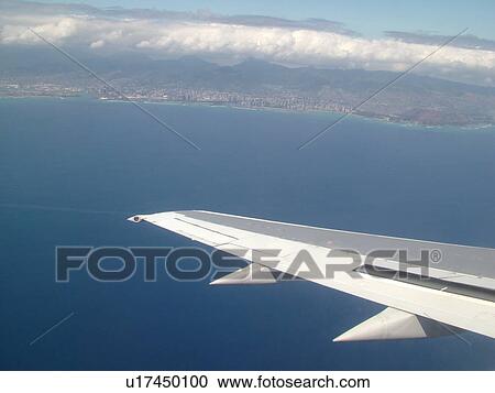 HI, Hawaii, Pacific Ocean, Aloha Airlines, Inter-Island flight, aerial of Honolulu View Large Photo Image Stock Image - HI, Hawaii, Pacific Ocean, Aloha Airlines, Inter-Island flight, aerial of Honolulu. Fotosearch