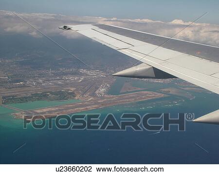 HI, Hawaii, Pacific Ocean, Aloha Airlines, Inter-Island flight, aerial of Honolulu View Large Photo Image Stock Image - HI, Hawaii, Pacific Ocean, Aloha Airlines, Inter-Island flight, aerial of Honolulu. Fotosearch