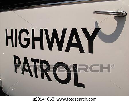 Stock Photo -  Highway Patrol car. Fotosearch