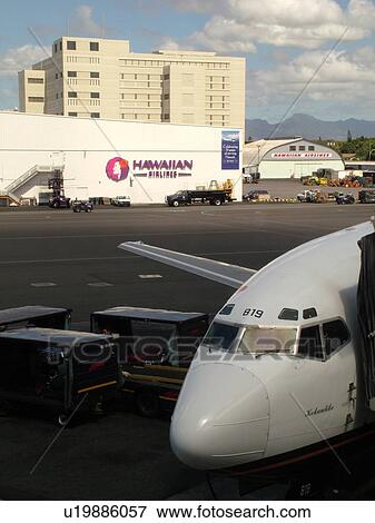 Stock Photo -  Honolulu, Oahu, HI, Hawaii, Honolulu International Airport. Fotosearch