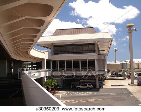 Stock Photo -  Honolulu, Oahu, HI, Hawaii, Honolulu International Airport. Fotosearch