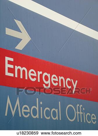 hospital sign, Emergency, information sign, View Large Photo Image Stock Photo - hospital sign, Emergency, information sign, . Fotosearch