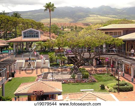 Picture -  Kaanapali, Maui, HI, Hawaii, Whaler's Village and Whaler's Village Museum. Fotosearch