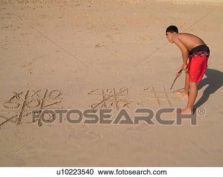 Kailu, Oahu, HI, Hawaii, Windward Coast, Kailu beach, boy playing tic-tac-toe in the sand View Large Photo Image Stock Image - Kailu, Oahu, HI, Hawaii, Windward Coast, Kailu beach, boy playing tic-tac-toe in the sand. Fotosearch
