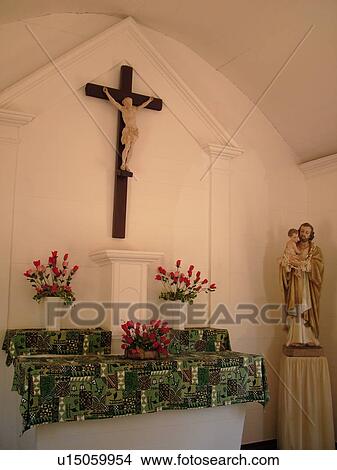 Kamalo, Molokai, HI, Hawaii, East Molokai, St. Joseph Church, one room wooden church, Father Damien View Large Photo Image Picture - Kamalo, Molokai, HI, Hawaii, East Molokai, St. Joseph Church, one room wooden church, Father Damien. Fotosearch