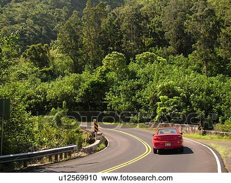 Stock Image -  Keanae, Hana Highway, Maui, HI, Hawaii, Hana Coast, Highway 360, East Maui, North Shore. Fotosearch