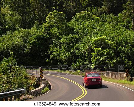 Stock Photo -  Keanae, Hana Highway, Maui, HI, Hawaii, Hana Coast, Highway 360, East Maui, North Shore. Fotosearch