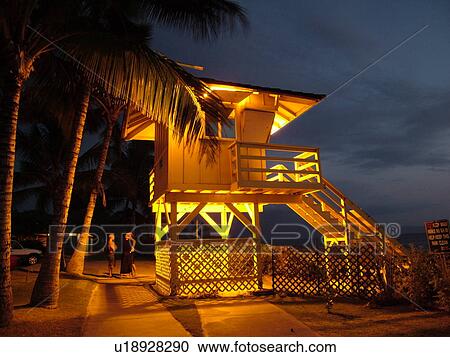 Kihei, Maui, HI, Hawaii, Leeward Coast, Maalaea Bay, Kamaloe, Kamaloe beach, evening, lifeguard hut, Southwestern Coast View Large Photo Image Stock Image - Kihei, Maui, HI, Hawaii, Leeward Coast, Maalaea Bay, Kamaloe, Kamaloe beach, evening, lifeguard hut, Southwestern Coast. Fotosearch