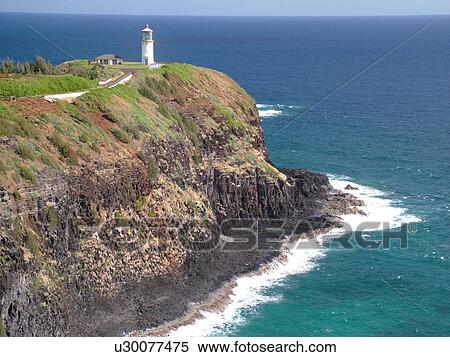 Kilauea, Kauai, HI, Hawaii, North shore, Kilauea Point, Kilauea Lighthouse National Wildlife Refuge View Large Photo Image Stock Photography - Kilauea, Kauai, HI, Hawaii, North shore, Kilauea Point, Kilauea Lighthouse National Wildlife Refuge. Fotosearch