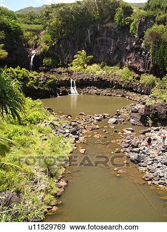 Kipahulu, Piilani Highway, Maui, HI, Hawaii, Hana Coast, East Maui, North Shore, Haleakala National Park, Oheo Gulch, Seven Pools View Large Photo Image Stock Photo -  Kipahulu, Piilani Highway, Maui, HI, Hawaii, Hana Coast, East Maui, North Shore, Haleakala National Park, Oheo Gulch, Seven Pools. Fotosearch