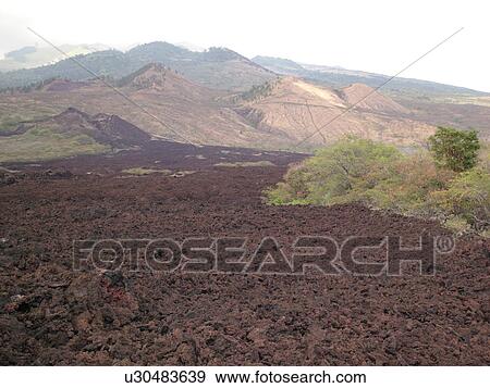 Stock Photo -  La Perouse, Maui, HI, Hawaii, Ahihi-Kinau Natural Area Reserve, Lava Flow Field. Fotosearch