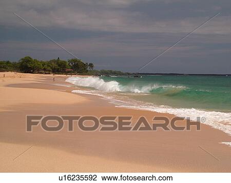 La Perouse State Park, Maui, HI, Hawaii, Leeward Coast, Makena Bay, Big Beach View Large Photo Image Stock Image - La Perouse State Park, Maui, HI, Hawaii, Leeward Coast, Makena Bay, Big Beach. Fotosearch