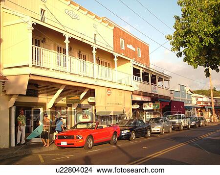 Lahaina, Maui, HI, Hawaii, West Maui, Historic Downtown, Front Street ...