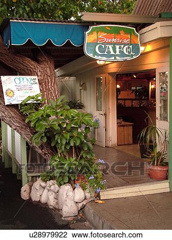 Lahaina, Maui, HI, Hawaii, West Maui, Historic Downtown, Sunrise CafT View Large Photo Image Stock Image - Lahaina, Maui, HI, Hawaii, West Maui, Historic Downtown, Sunrise CafT. Fotosearch