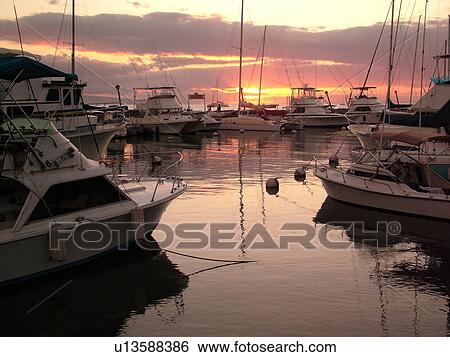 Lahaina, Maui, HI, Hawaii, West Maui, Lahaina Harbor, marina, sunset View Large Photo Image Stock Photograph - Lahaina, Maui, HI, Hawaii, West Maui, Lahaina Harbor, marina, sunset. Fotosearch