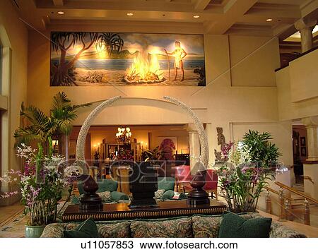 Lanai, HI, Hawaii, Hulopoe Bay, Manele Bay Hotel, paintings on the wall View Large Photo Image Stock Image - Lanai, HI, Hawaii, Hulopoe Bay, Manele Bay Hotel, paintings on the wall. Fotosearch