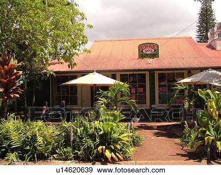 Stock Photo -  Lanai, HI, Hawaii, Lanai City, CafT 565. Fotosearch