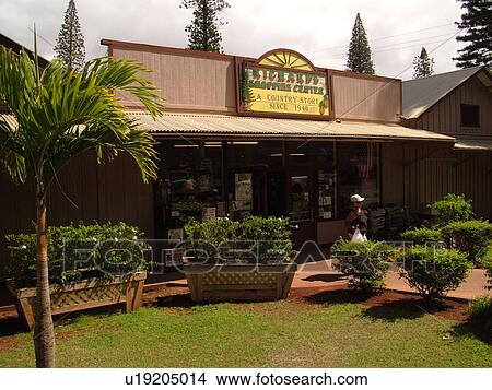 Lanai, HI, Hawaii, Lanai City, Richard's Shopping Center, Country Store View Large Photo Image Picture - Lanai, HI, Hawaii, Lanai City, Richard's Shopping Center, Country Store. Fotosearch