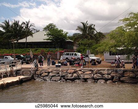 Picture -  Lanai, HI, Hawaii, Lanai Island, Manele Harbor. Fotosearch