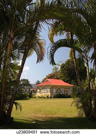 Stock Image -  Lihue, Kauai, HI, Hawaii, East Shore, Kilohana Plantation & Shops, Gaylord Parke Wilcox, Grove Farm Homestead. Fotosearch