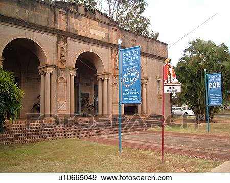 Lihue, Kauai, HI, Hawaii, East Shore, Kauai Museum View Large Photo Image Stock Photo - Lihue, Kauai, HI, Hawaii, East Shore, Kauai Museum. Fotosearch