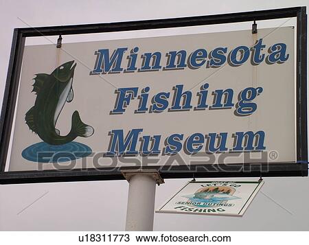 Little Falls, MN, Minnesota, Minnesota Fishing Museum sign View Large Photo Image Stock Image - Little Falls, MN, Minnesota, Minnesota Fishing Museum sign. Fotosearch