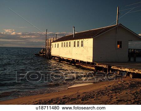 Stock Image -  Little Sandy Bay, WI, Wisconsin, Lake Superior. Fotosearch