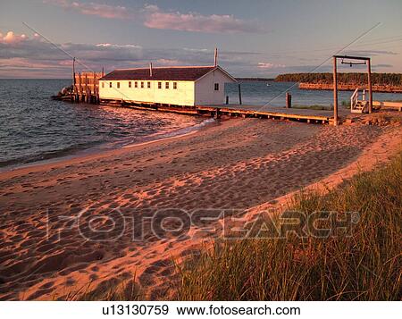 Stock Photo -  Little Sandy Bay, WI, Wisconsin, Lake Superior. Fotosearch