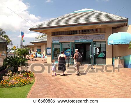 Stock Photography -  Maalaea, Maui, HI, Hawaii, Maui Ocean Center, Aquarium, Marine Center. Fotosearch