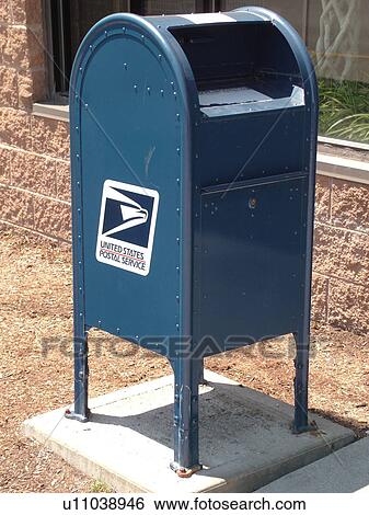 Stock Photograph -  mailboxes, United States Postal Service. Fotosearch