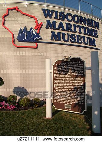 Stock Image -  Manitowoc, WI, Wisconsin, Wisconsin Maritime Museum. Fotosearch