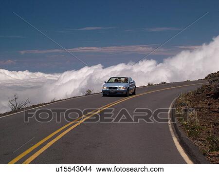 Maui, HI, Hawaii, Haleakala National Park, volcano, Haleakala Crater Road View Large Photo Image Picture - Maui, HI, Hawaii, Haleakala National Park, volcano, Haleakala Crater Road. Fotosearch