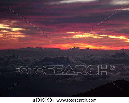 Maui, HI, Hawaii, Haleakala National Park, Haleakala Visitor Center Overlook, volcano, sunrise View Large Photo Image Stock Image - Maui, HI, Hawaii, Haleakala National Park, Haleakala Visitor Center Overlook, volcano, sunrise. Fotosearch