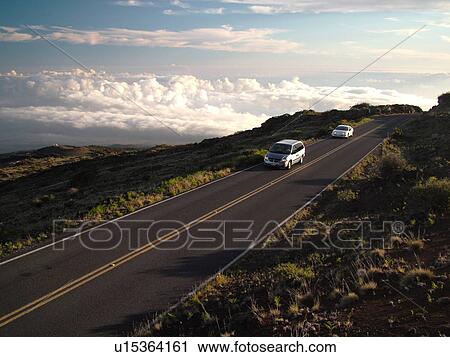 Maui, HI, Hawaii, Haleakala National Park, volcano, Haleakala Crater Road View Large Photo Image Stock Image - Maui, HI, Hawaii, Haleakala National Park, volcano, Haleakala Crater Road. Fotosearch