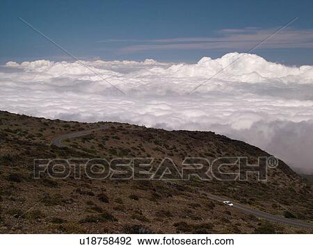 Maui, HI, Hawaii, Haleakala National Park, volcano, Haleakala Crater Road View Large Photo Image Stock Image - Maui, HI, Hawaii, Haleakala National Park, volcano, Haleakala Crater Road. Fotosearch