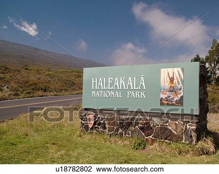 Maui, HI, Hawaii, Haleakala National Park, entrance sign, volcano View Large Photo Image Stock Image - Maui, HI, Hawaii, Haleakala National Park, entrance sign, volcano. Fotosearch