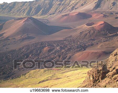 Maui, HI, Hawaii, Haleakala National Park, Kalahaku Overlook, Summit Depression, volcano View Large Photo Image Stock Photo - Maui, HI, Hawaii, Haleakala National Park, Kalahaku Overlook, Summit Depression, volcano. Fotosearch