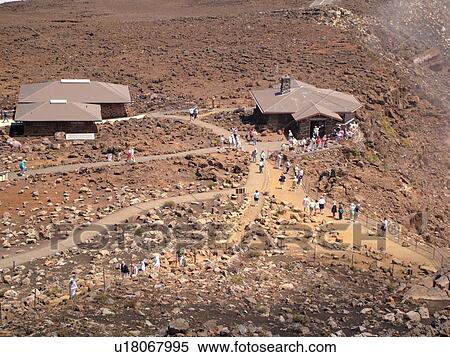 Maui, HI, Hawaii, Haleakala National Park, Haleakala Visitor Center Overlook, volcano, House of the Sun View Large Photo Image Stock Photography - Maui, HI, Hawaii, Haleakala National Park, Haleakala Visitor Center Overlook, volcano, House of the Sun. Fotosearch