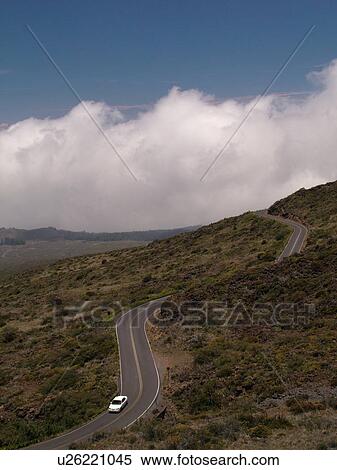 Maui, HI, Hawaii, Haleakala National Park, volcano, Haleakala Crater Road View Large Photo Image Stock Photography - Maui, HI, Hawaii, Haleakala National Park, volcano, Haleakala Crater Road. Fotosearch