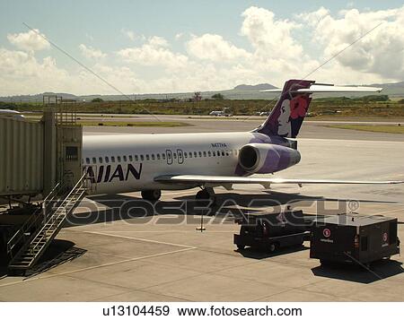 Stock Photo -  Maui, HI, Hawaii, Kahului Airport. Fotosearch