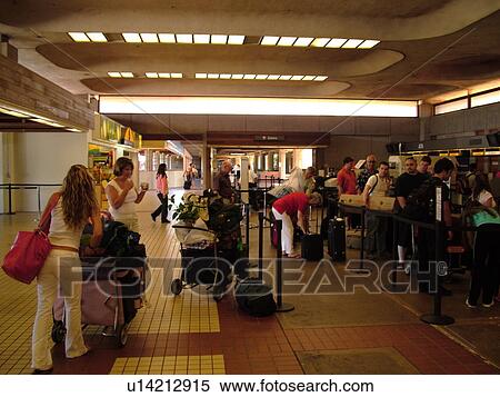 Stock Photography -  Maui, HI, Hawaii, Kahului Airport. Fotosearch