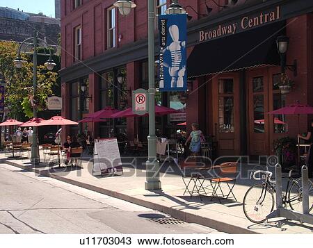 Stock Image -  Milwaukee, WI, Wisconsin, Downtown, Historic Third Ward. Fotosearch
