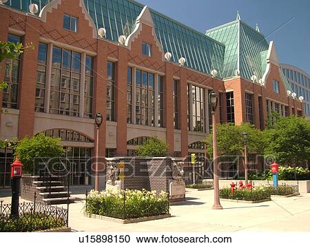 Stock Image -  Milwaukee, WI, Wisconsin, Downtown, Midwest Airlines Center. Fotosearch